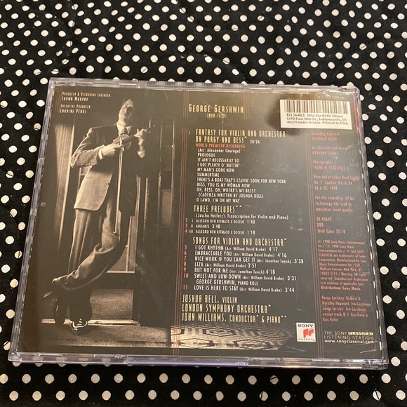 Joshua Bell Gershwin Fantasy CD - Picture 2 of 5